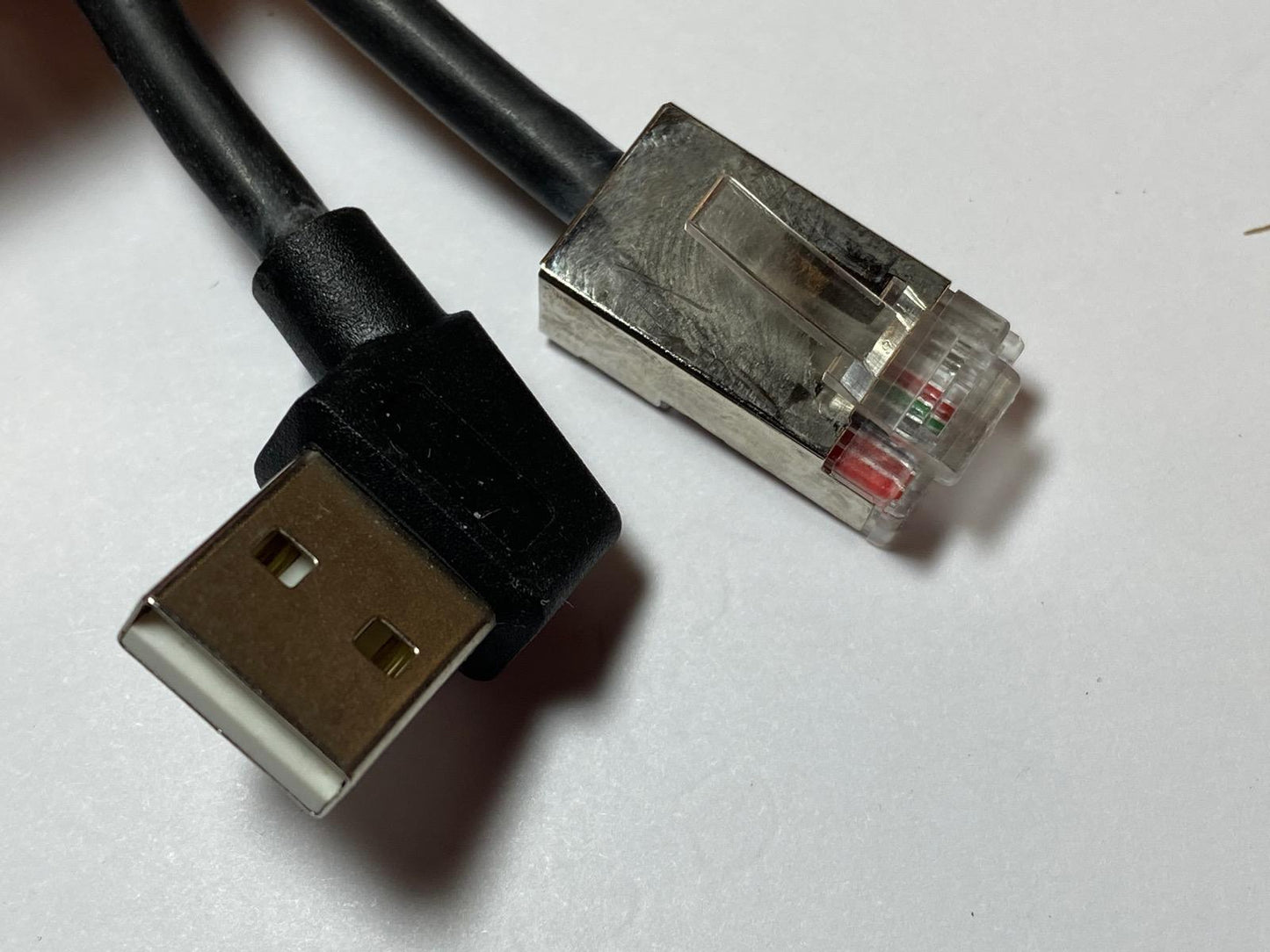 INGENICO POINT OF SALE EQUIPMENT CABLE LEAD CAB332646A USB TO RJ45 ETHERNET