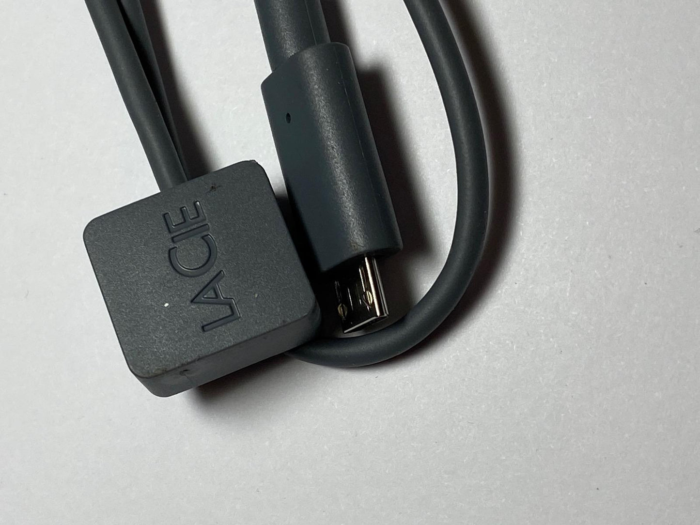 Lacie PN: 100831479 USB2.0 Micro B L:427mm Cable Lead to MicroB