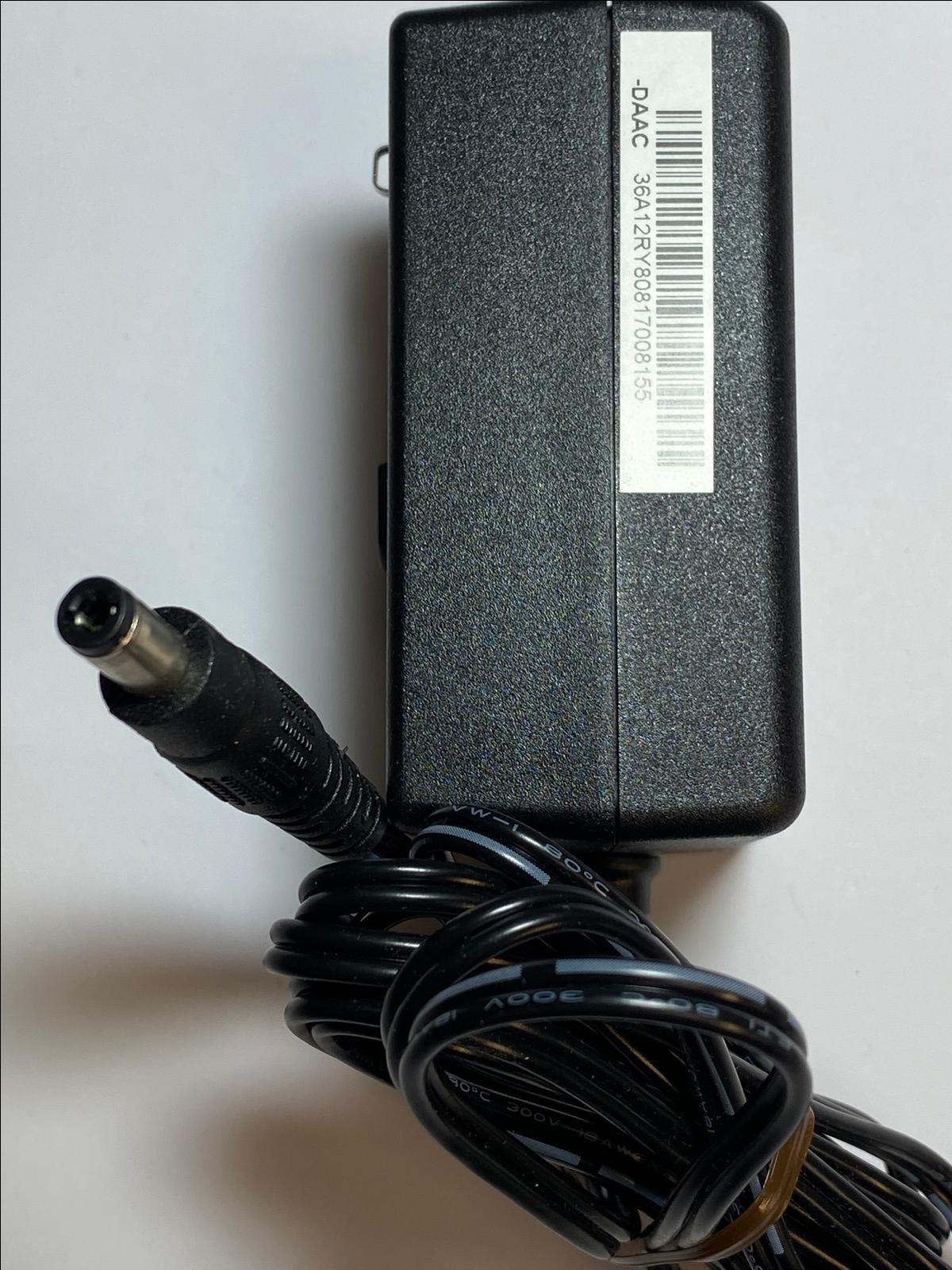 Genuine Asian Power Devices AC Adaptor Power Supply WA-36A12R 12V 3A Naked Plug