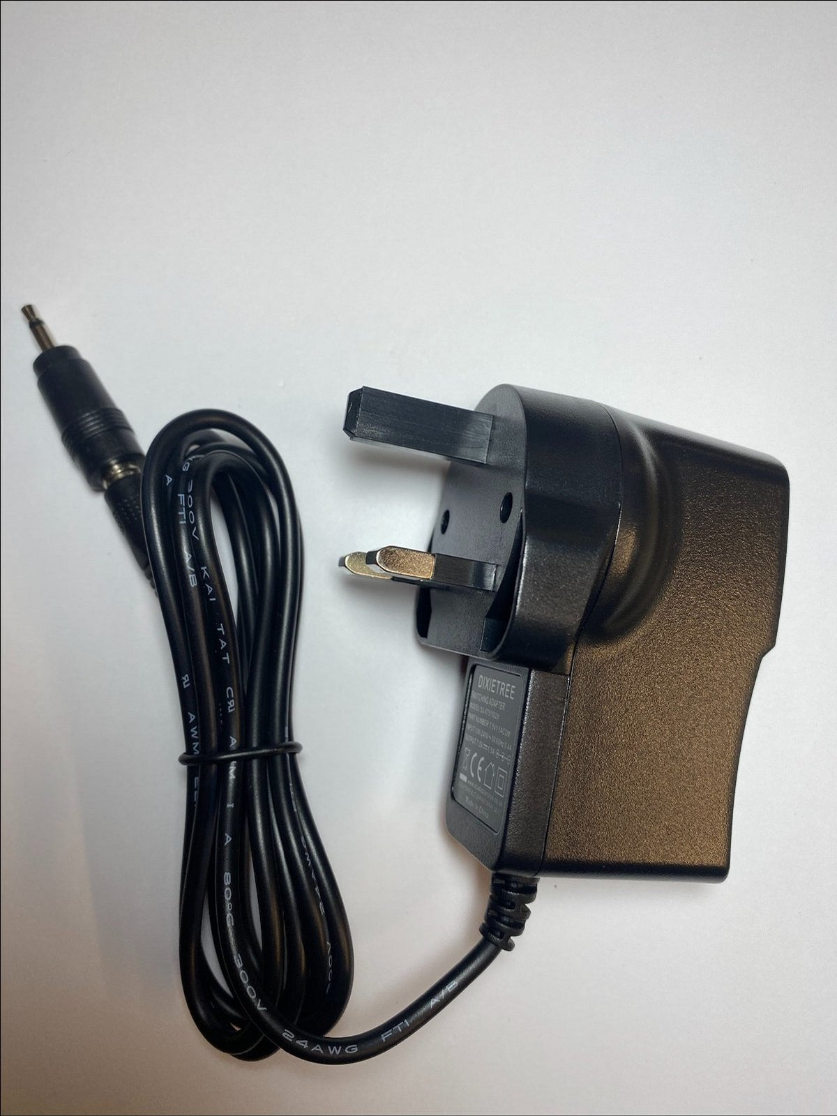 7.5V AC-DC Switching Adaptor Power Supply with 3.5mm Male Headphone Jack