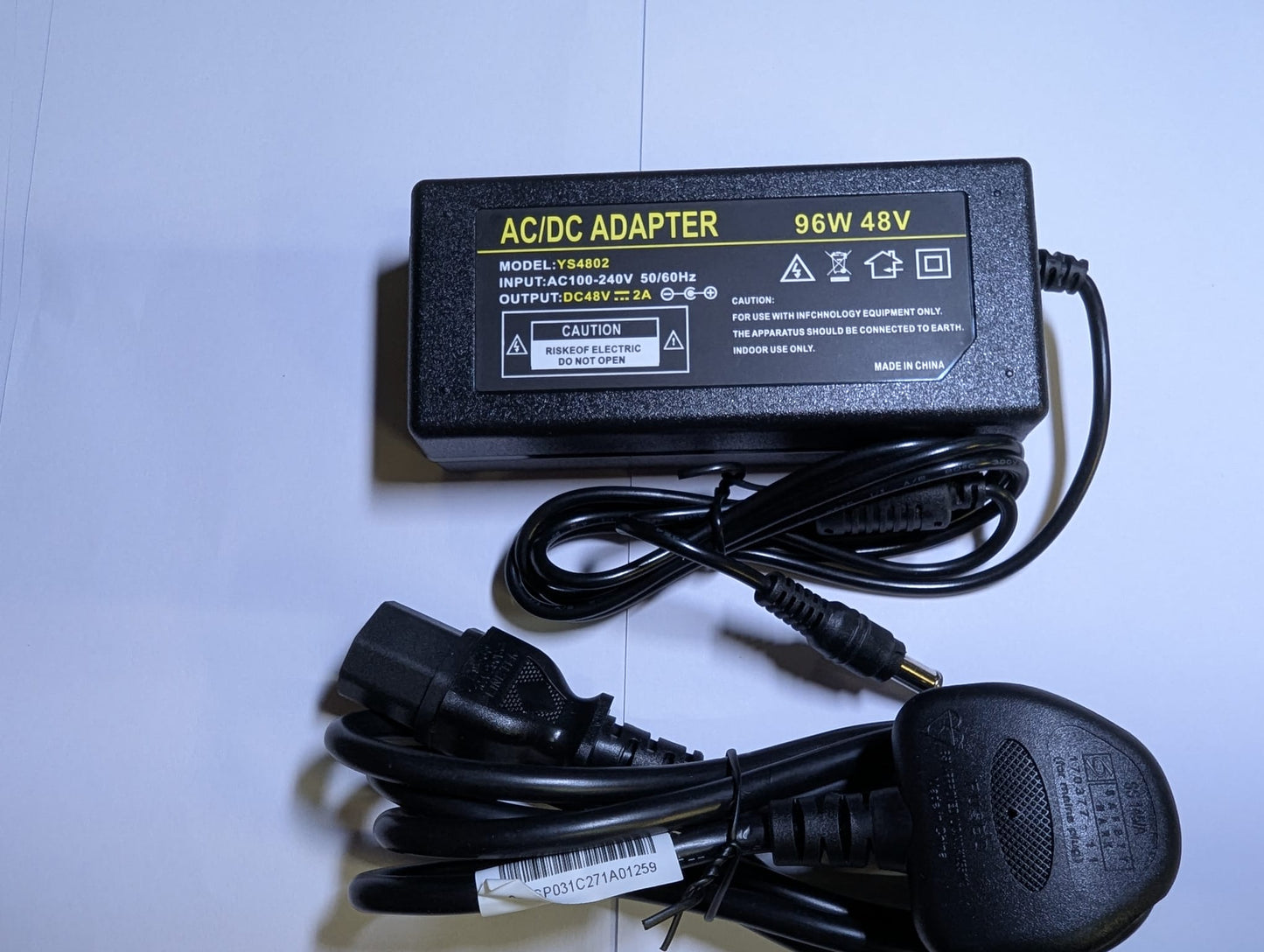 Replacement 48V AC-DC Adaptor Power Supply for Lorex LNR110