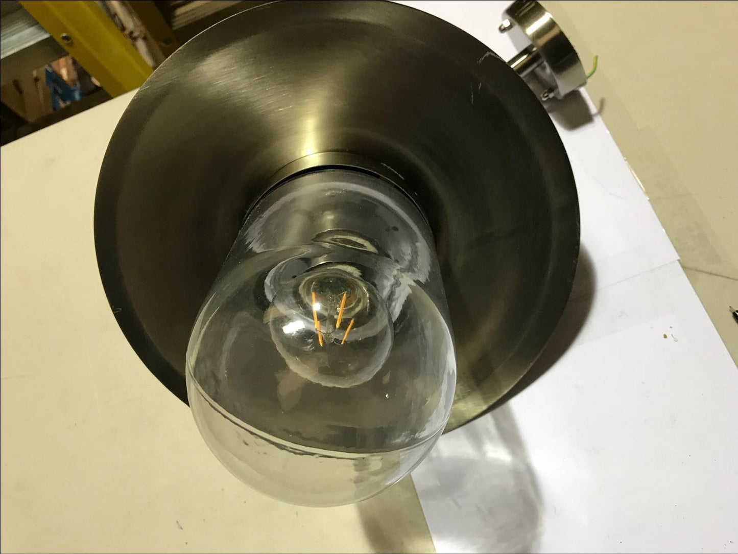 EX DISPLAY Forum Lighting LUNA Station Lantern Style Wall Fitting ZN-20942-SST