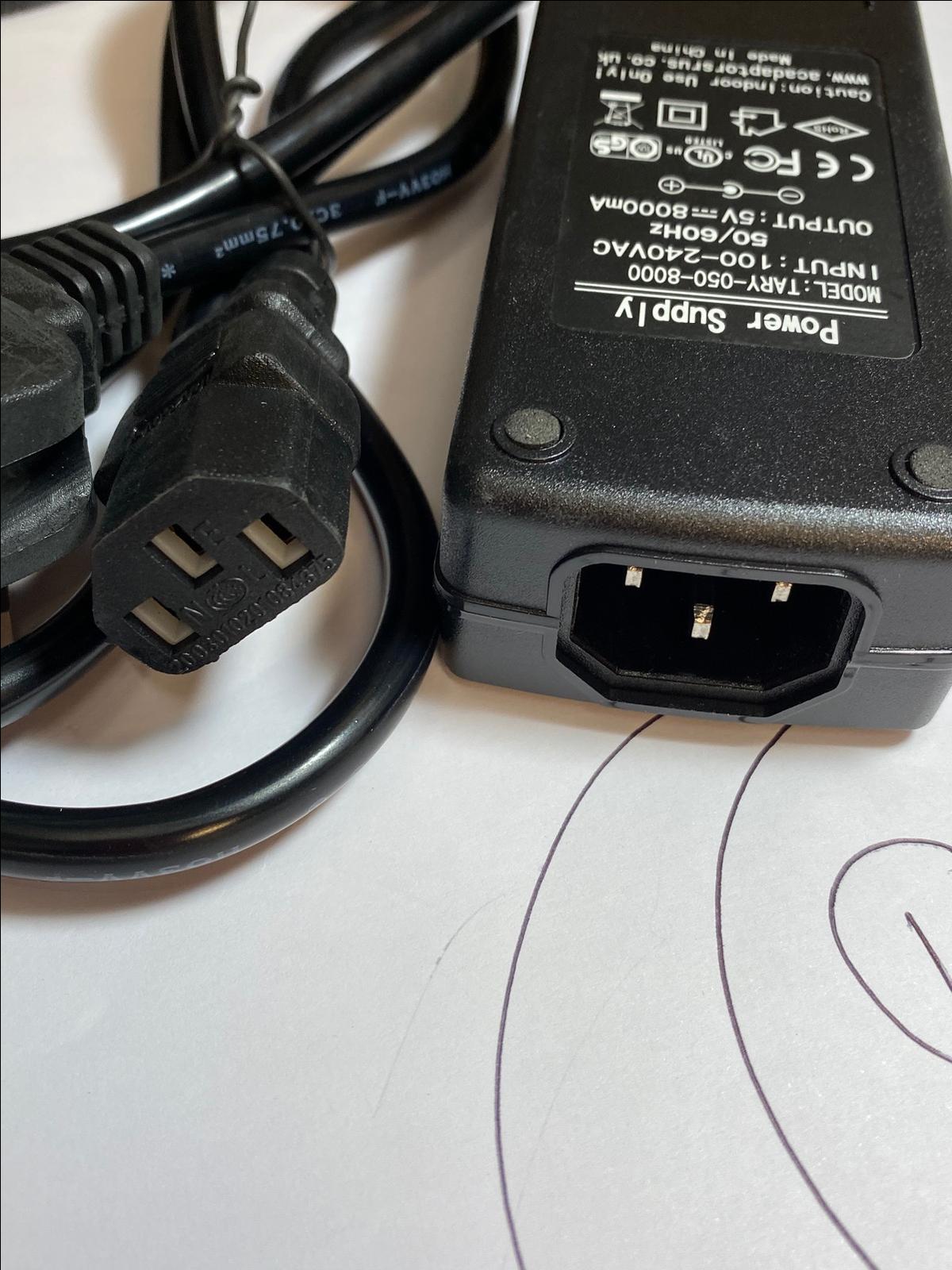 Replacement for 5V 6.5A 32.5W Powertron AC Adapter PA1065-050T2B650 4 Pin Din