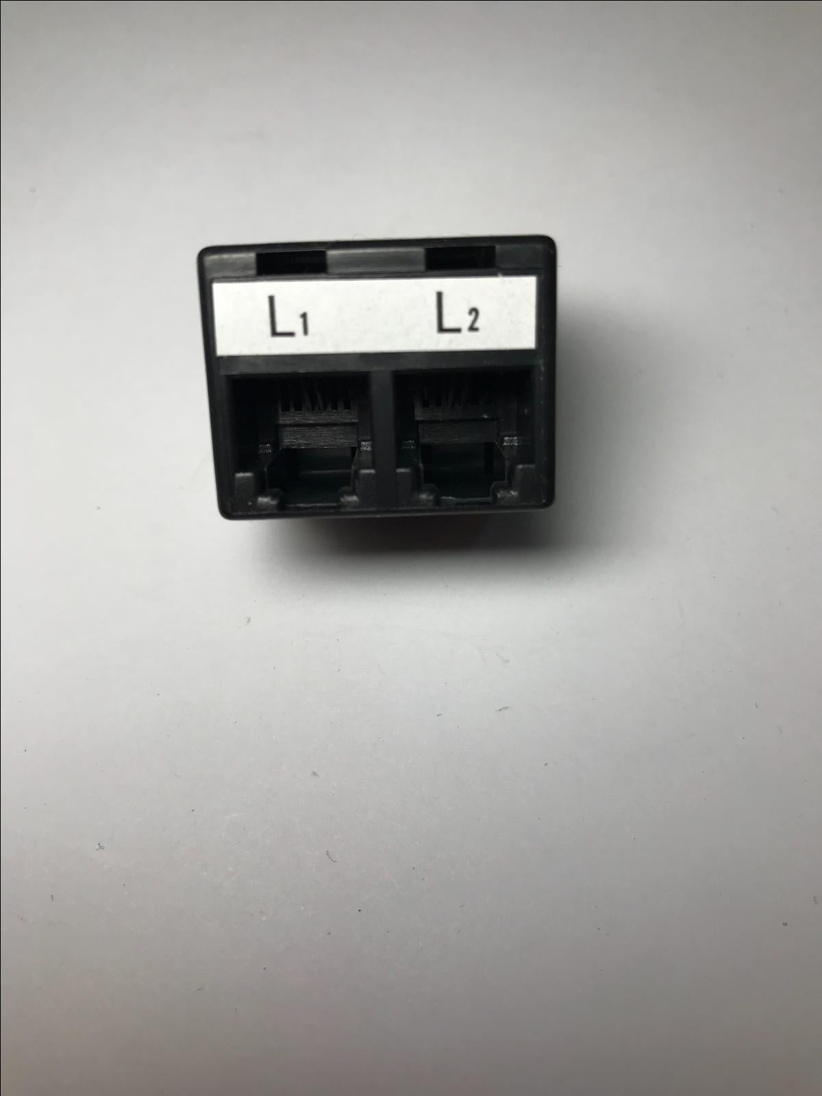 INGENICO POINT OF SALE EQUIPMENT RJ11 DOUBLE LINE SPLITTER DUAL SOCKET ADAPTOR