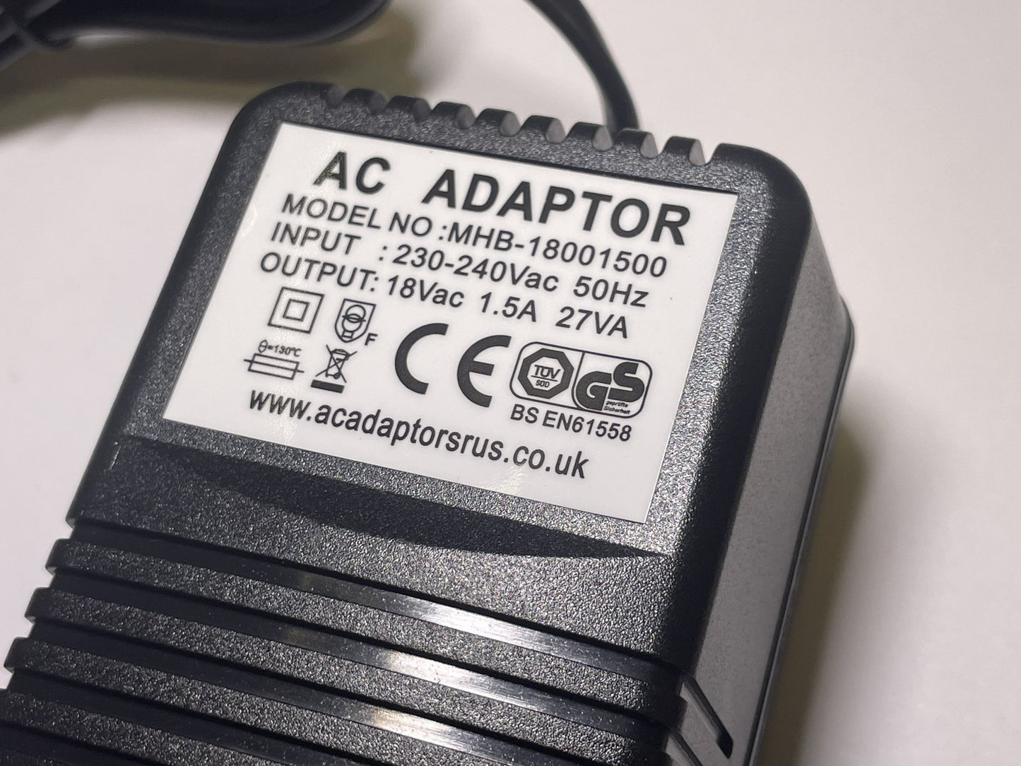 Replacement AC Adaptor for Behringer PSU6-UK Power Supply fits UB1002FX UB1220FX