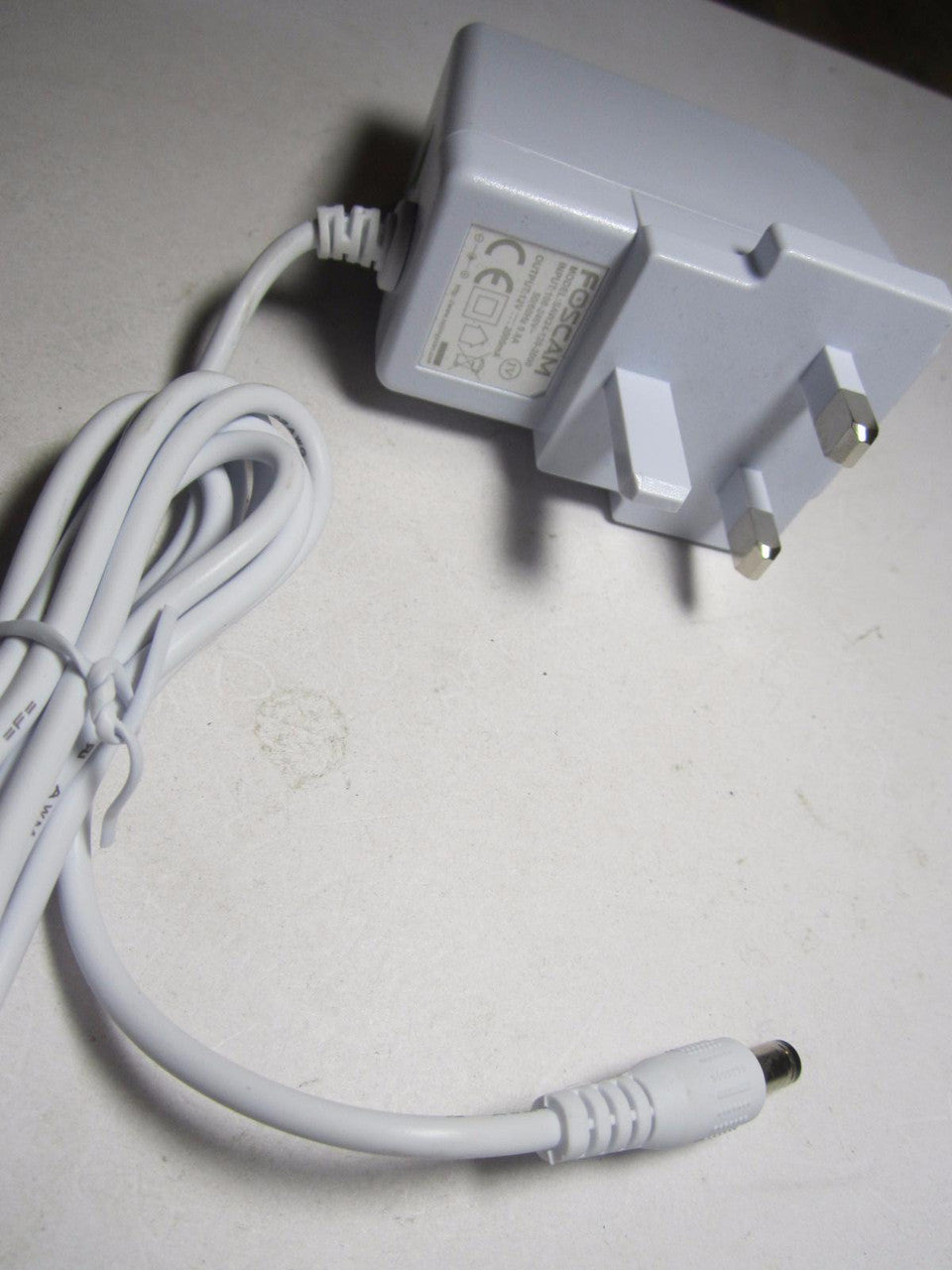 12V 1.5A AC-DC Switching Adaptor Power Supply White 4.0 x 1.7mm UK Plug