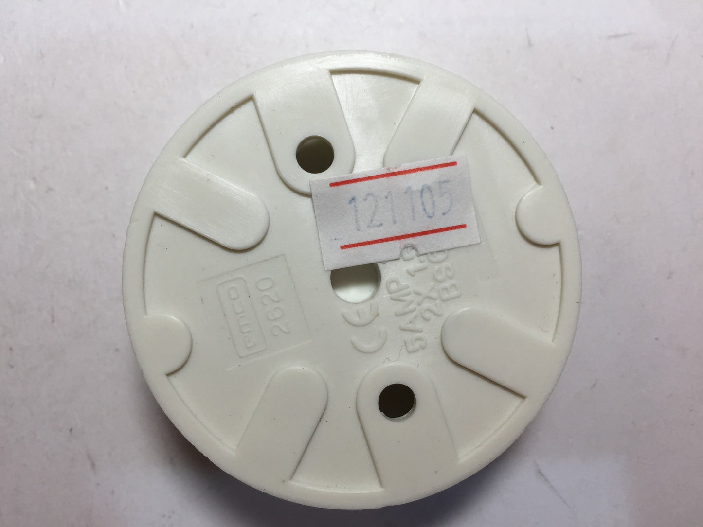 5 x 5 AMP 4 TERMINAL JUNCTION BOX WHITE WIRING CABLE CONNECTOR 60MM