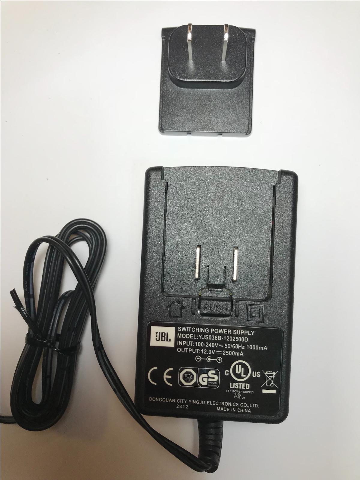 USA American 12V 2.5A AC-DC Switching Adaptor Power Supply 5.5mm x 2.1mm / 2.5mm