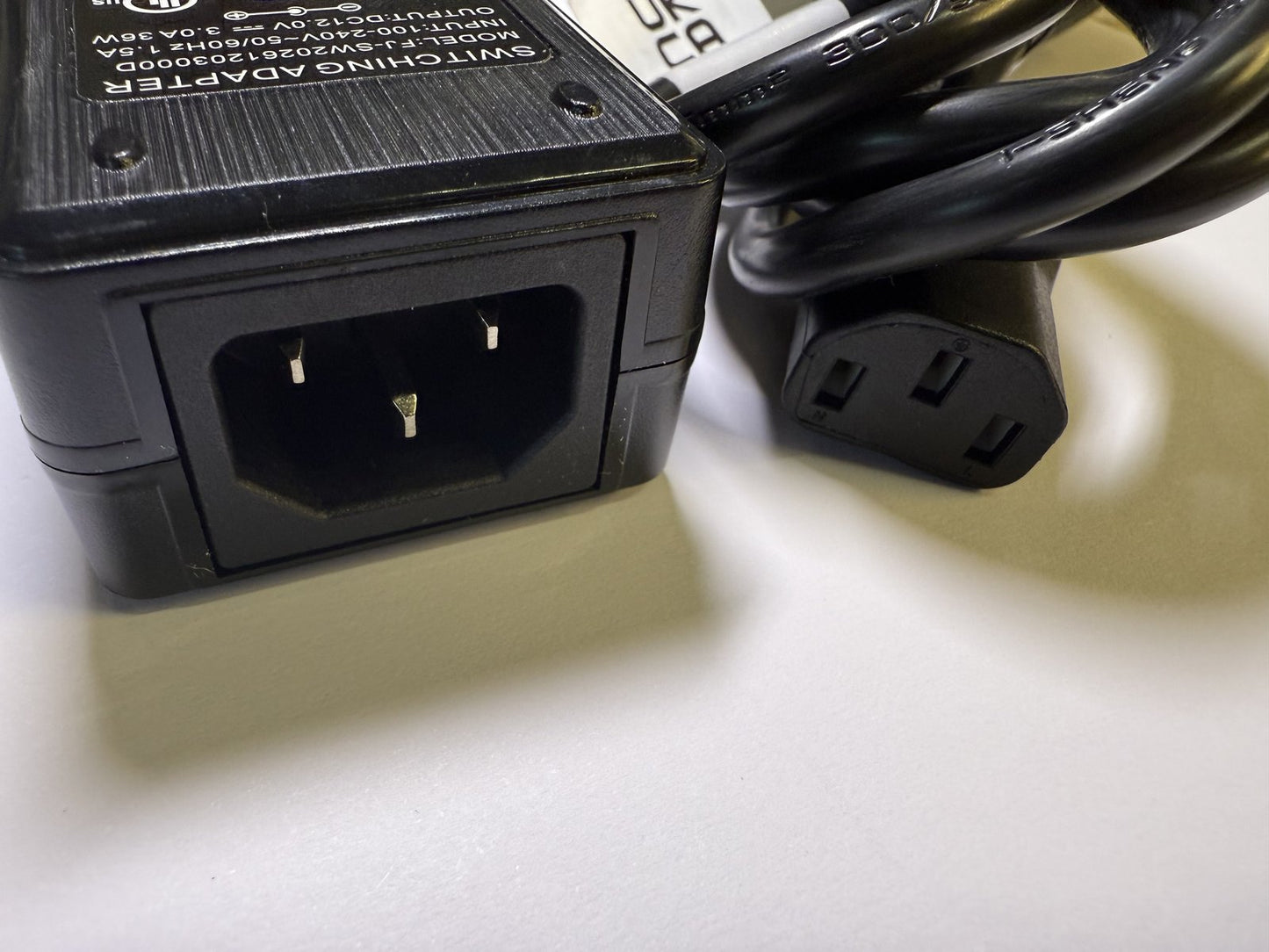 Replacement for 12V 3A AC-DC Switching Adaptor Power Supply 4mm x 1.7mm DC Plug