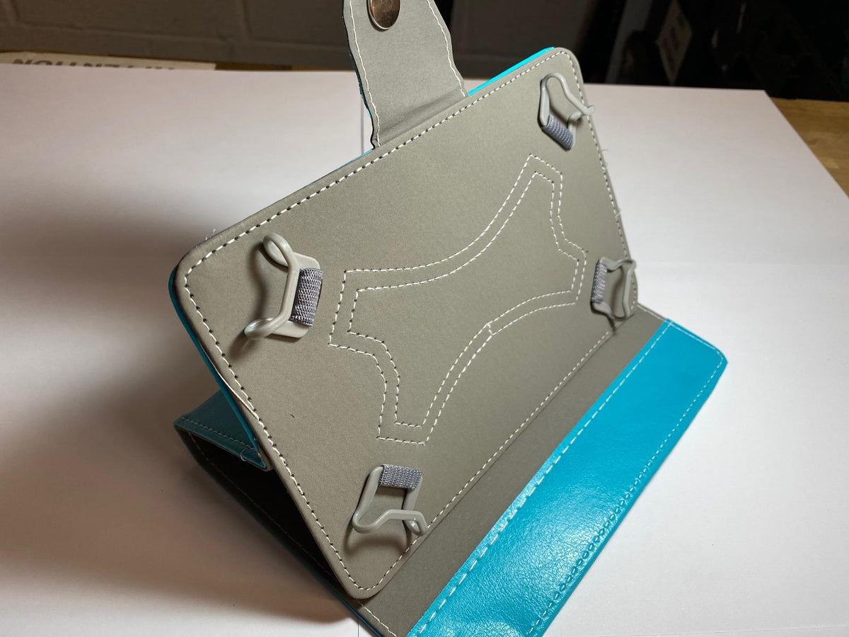 Light Blue Android Logo Folder Case for 7" Elonex Etouch 765ET Android Tablet