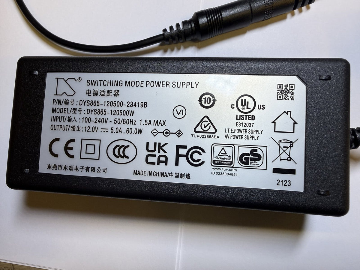 Replacement for 12.0V 5.0A Switching Power Adapter FSP060-DBAE1 4 Pin Connection