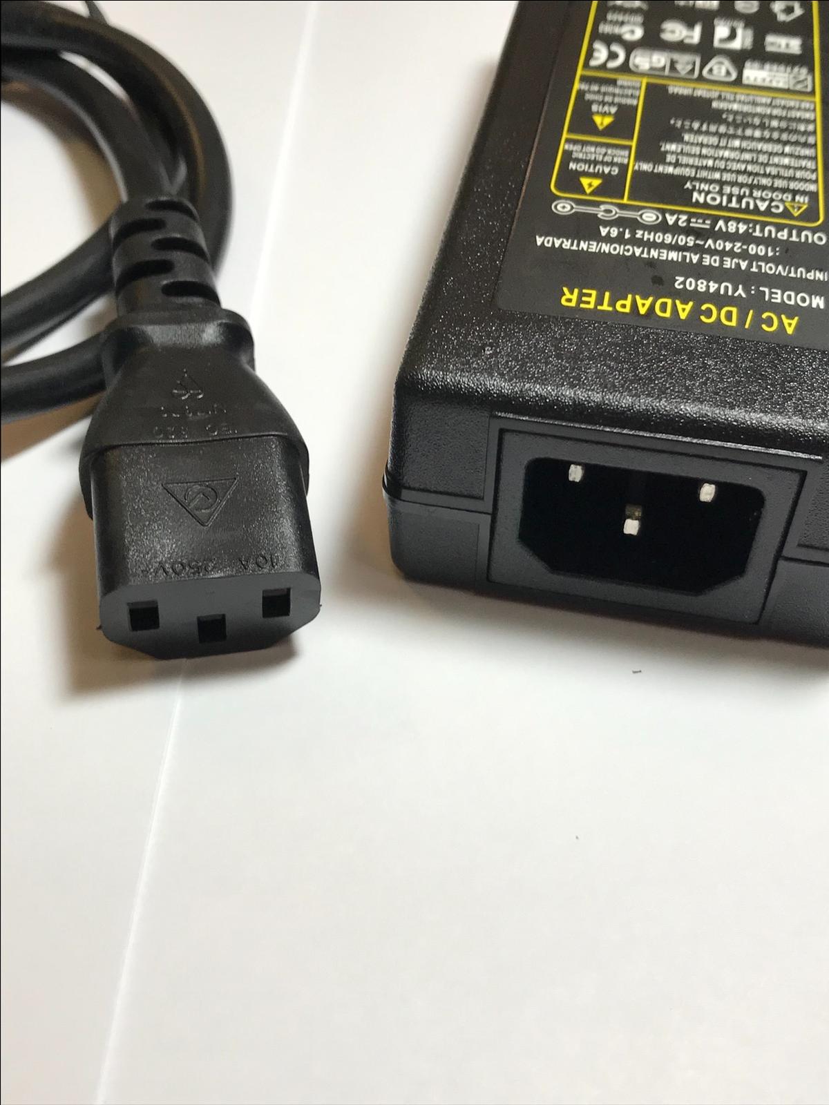 Replacement for 48V 1.3A Switching Adapter for Swann NVR4-7400 NVR8-7400 CCTV