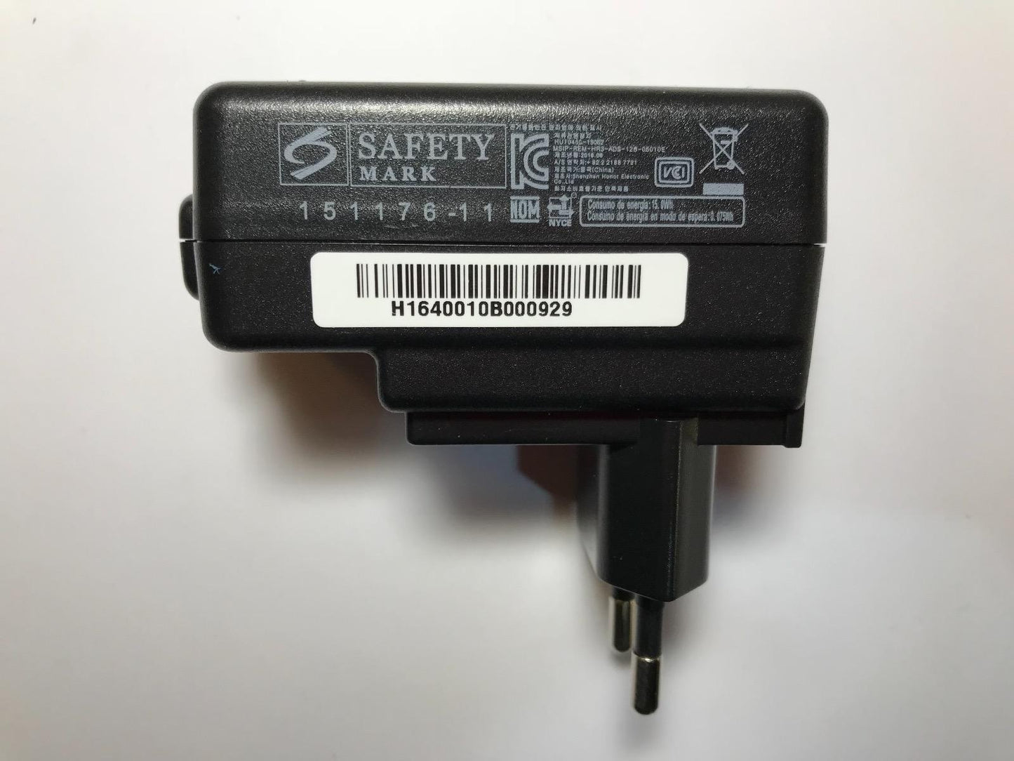 Genuine ADS-12B-06 05010E Switching Adapter 5V 2.0A EU Mains USB Plug