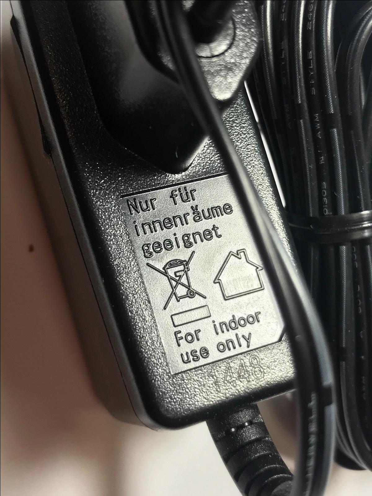 EU Replacement for 9V 500mA AC-DC Adaptor Power Supply CXW481682C-P