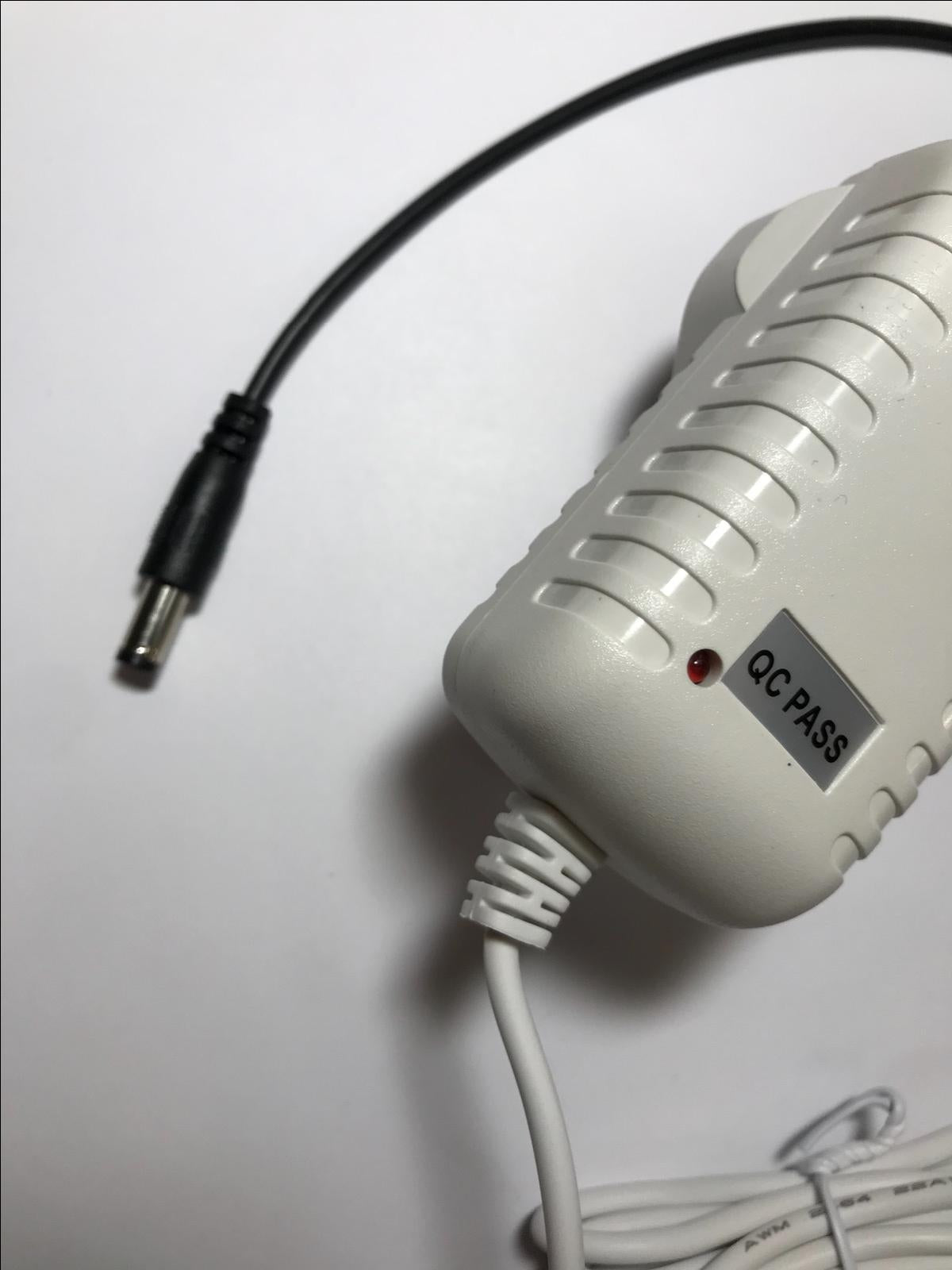 White Replacement for 6V 2A AC-DC Adaptor Power Supply 5.5mm x 2.1mm / 2.5mm