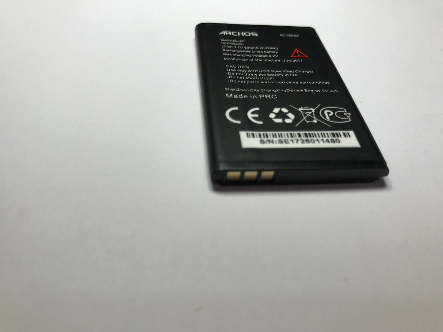 Replacement Rechargeable Li-ion battery 3.7V 600mA for Doro 2404 2G Mobile Phone