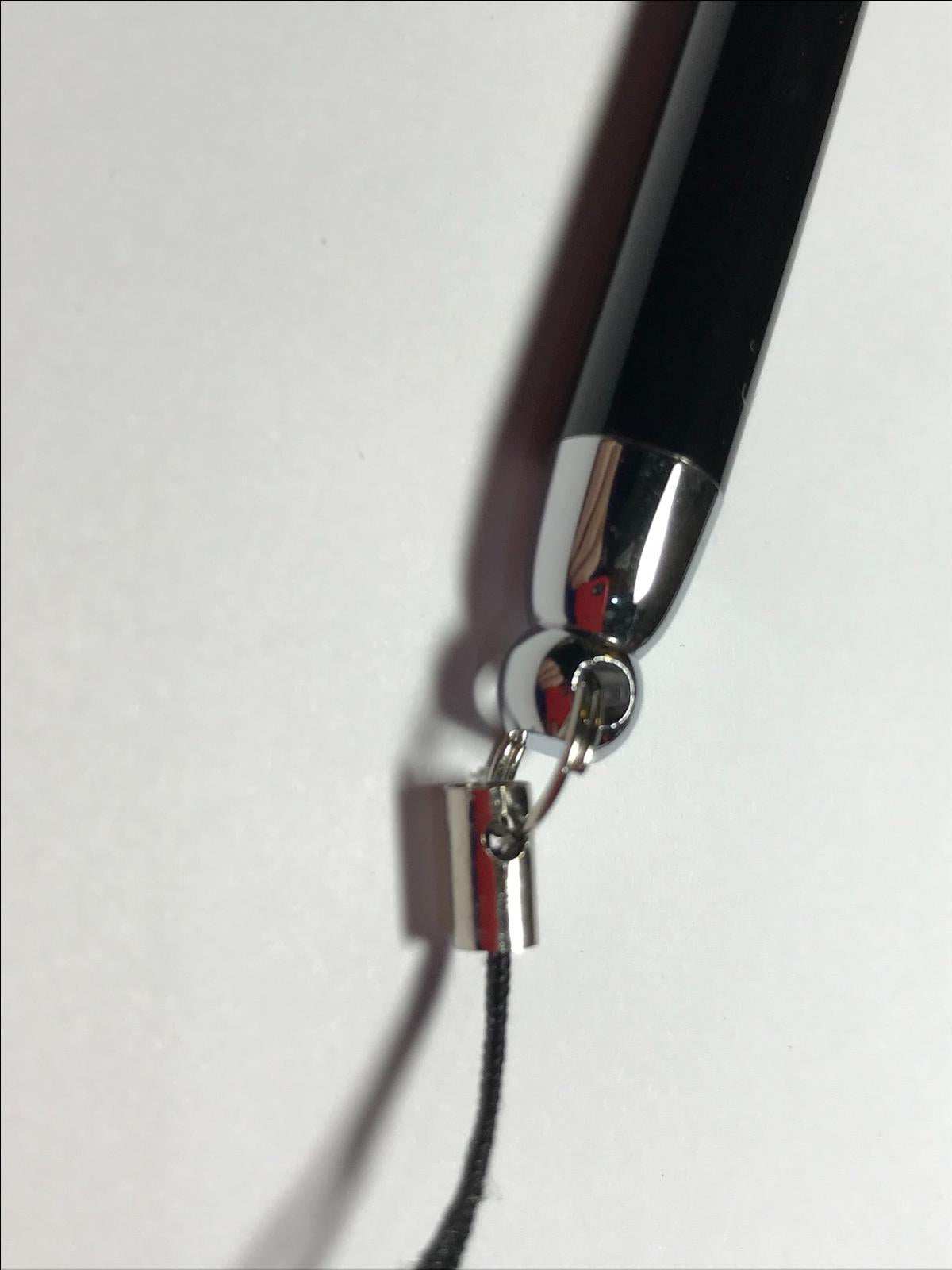 Black Stylus Touch Screen Pen for Tablet PC / Ipad with Headphone Jack Storage