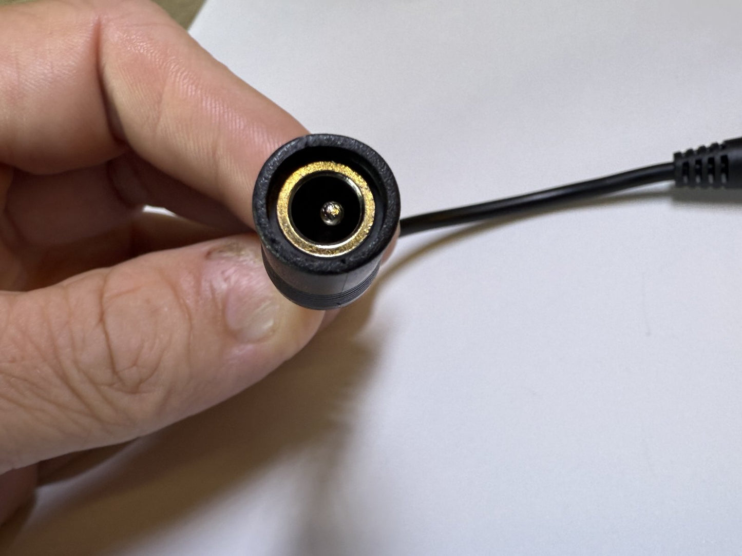 DC Push On Extension Socket 5.5mm x 2.1mm to Male 6.3mm x 3.0mm 6.3 x3 55216330