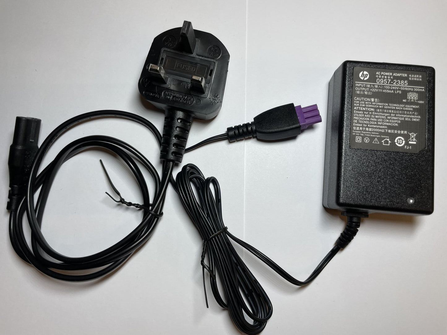 22V 455mA AC Adaptor Power Supply for HP Deskjet 2540 All-in-One Printer series
