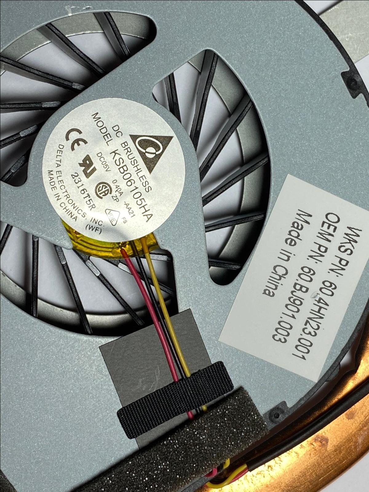 Acer/Packard Bell Heatsink CPU Cooling Fan 60.BJ901.003 60BJ901003 604HN23.001