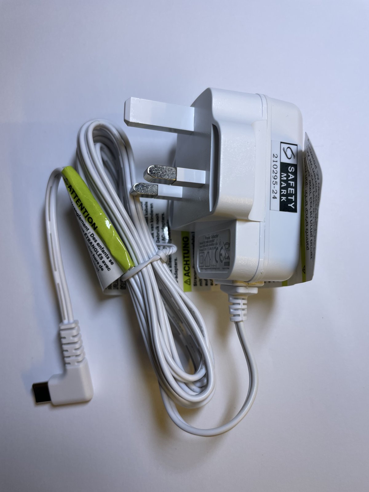 Replacement 5V White Charger for VTech RM5764HD Baby Monitor Parents Screen