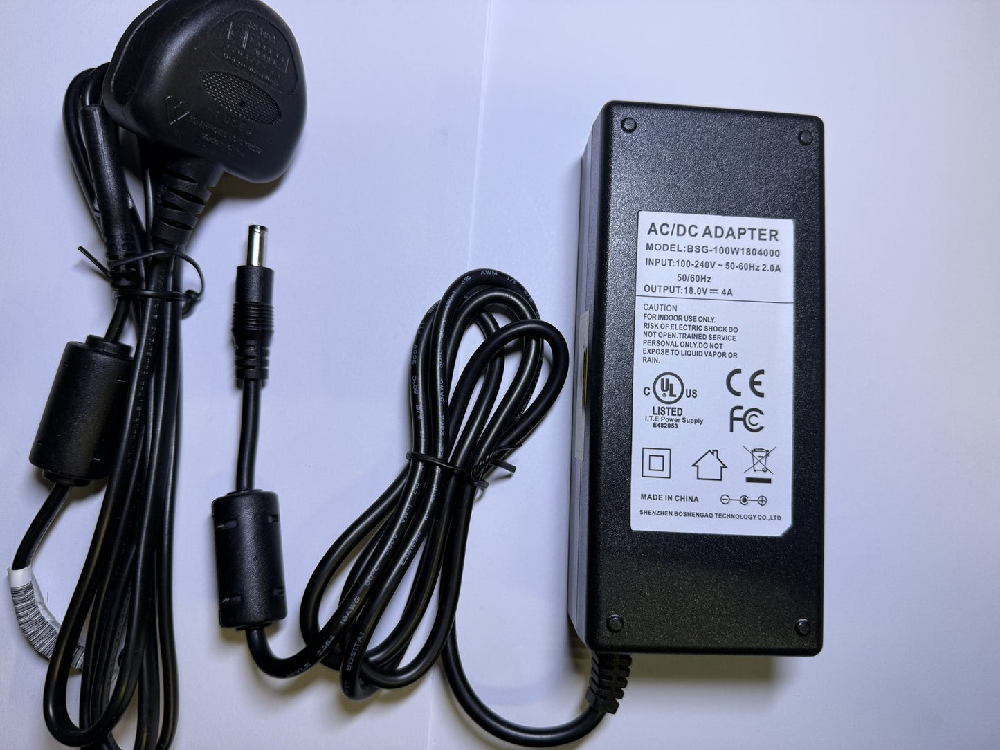 Replacement for 18.0V 3.3A SOUND FREAQ SFQ-01 AS600-180-AA330 AC Power Adaptor