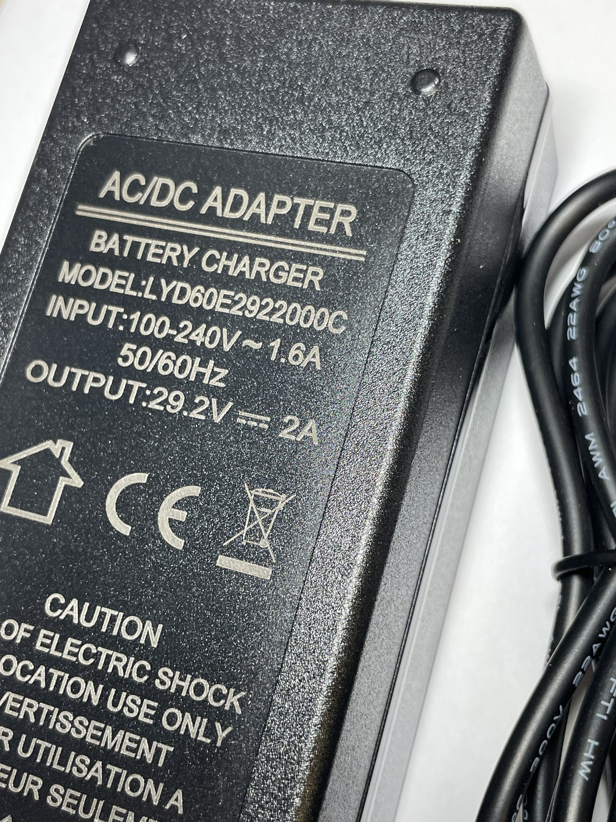 Replacement for 30V 2.0A 60W AC Adapter PS1065-300T2B200 OPI Products + UK Lead