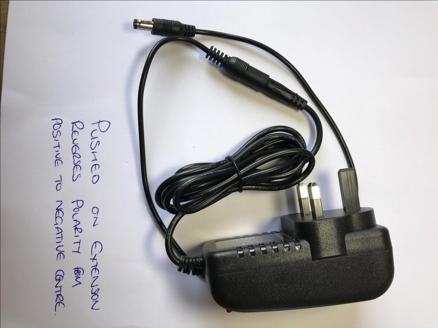 Replacement for 15V 1A Switching AC/DC Power Adapter GFP151K-150100-1 Negative