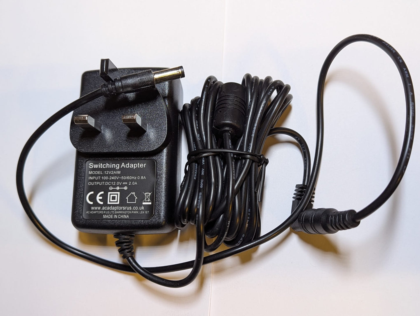 12V MAINS HITACHI BC1A-12 PSU PART AC-DC Switching Adapter CHARGER PLUG