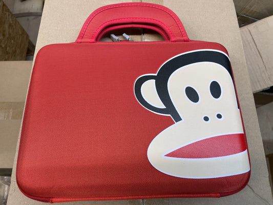 Red Paul Frank Monkey Hard Shell Carry Case/Bag for iPad 1,2,3, Tablet