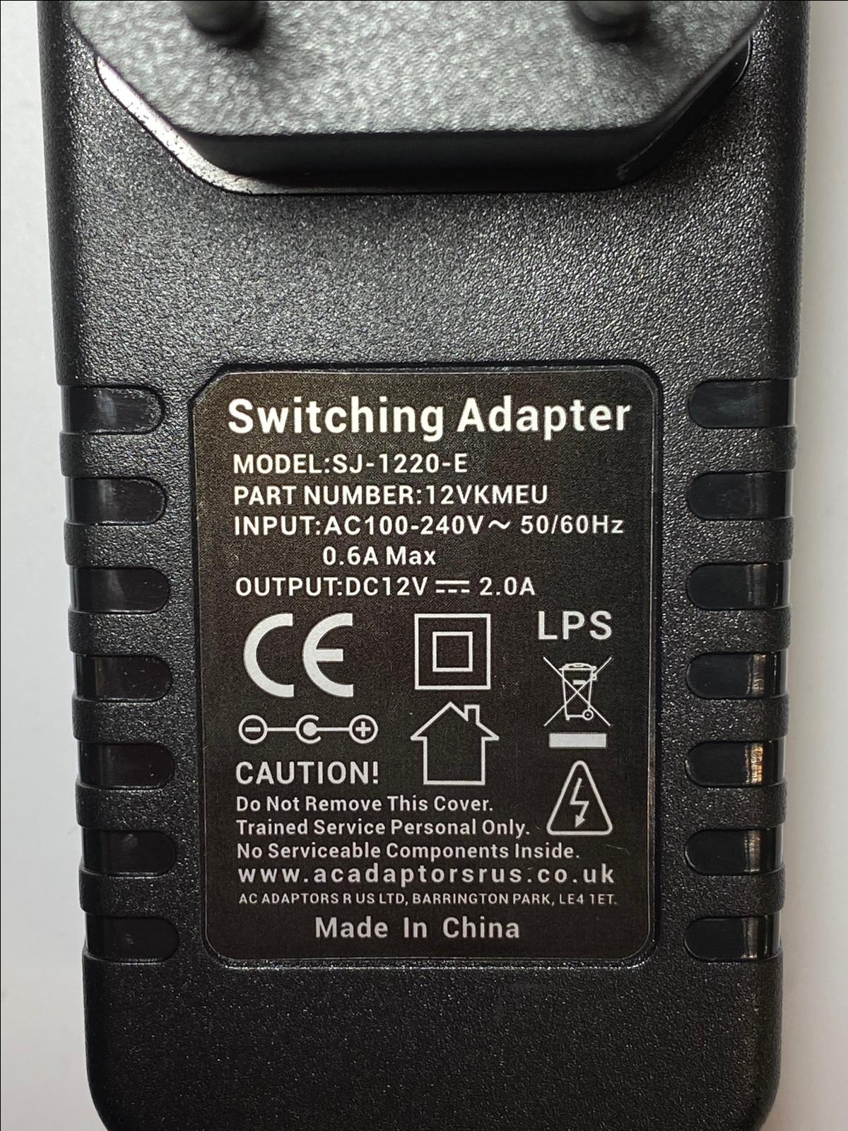 EU 12V AC-DC Power Adaptor for PHILIPS PicoPix PPX 2330 PPX2330 Pocket Projector