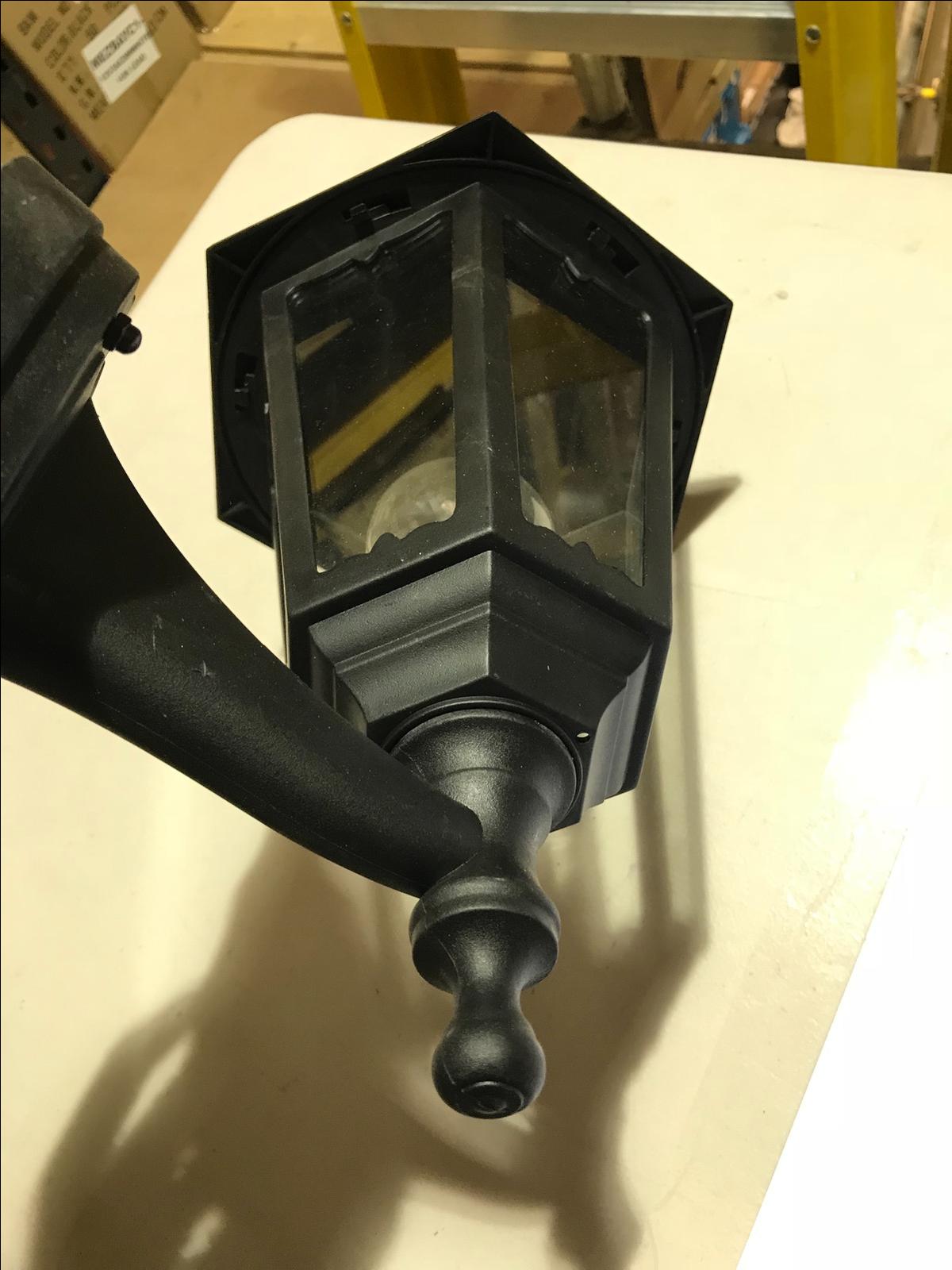 EX DISPLAY Black Wall Lantern Outdoor Wall Lamp Light Lighting