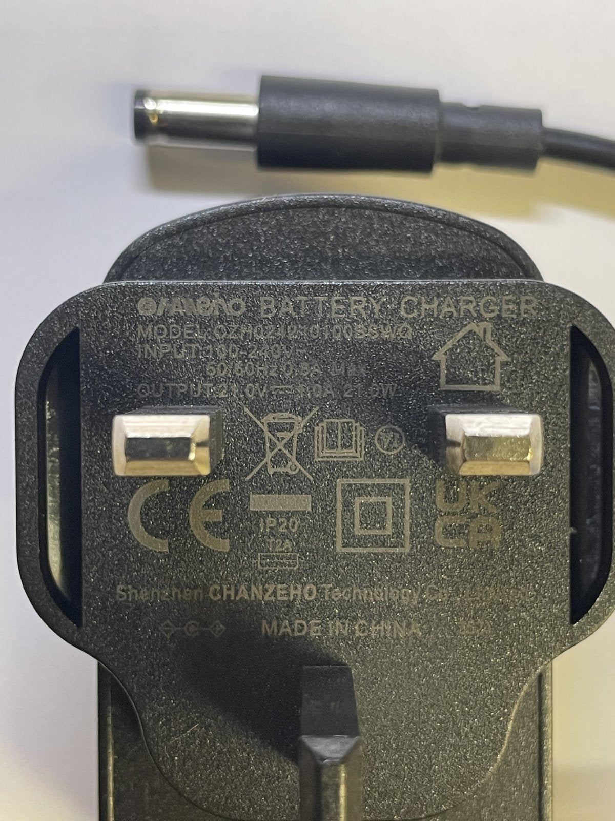 Replacement for 20V 0.6A 12.0W  Charger Model IVP2000-0600WB