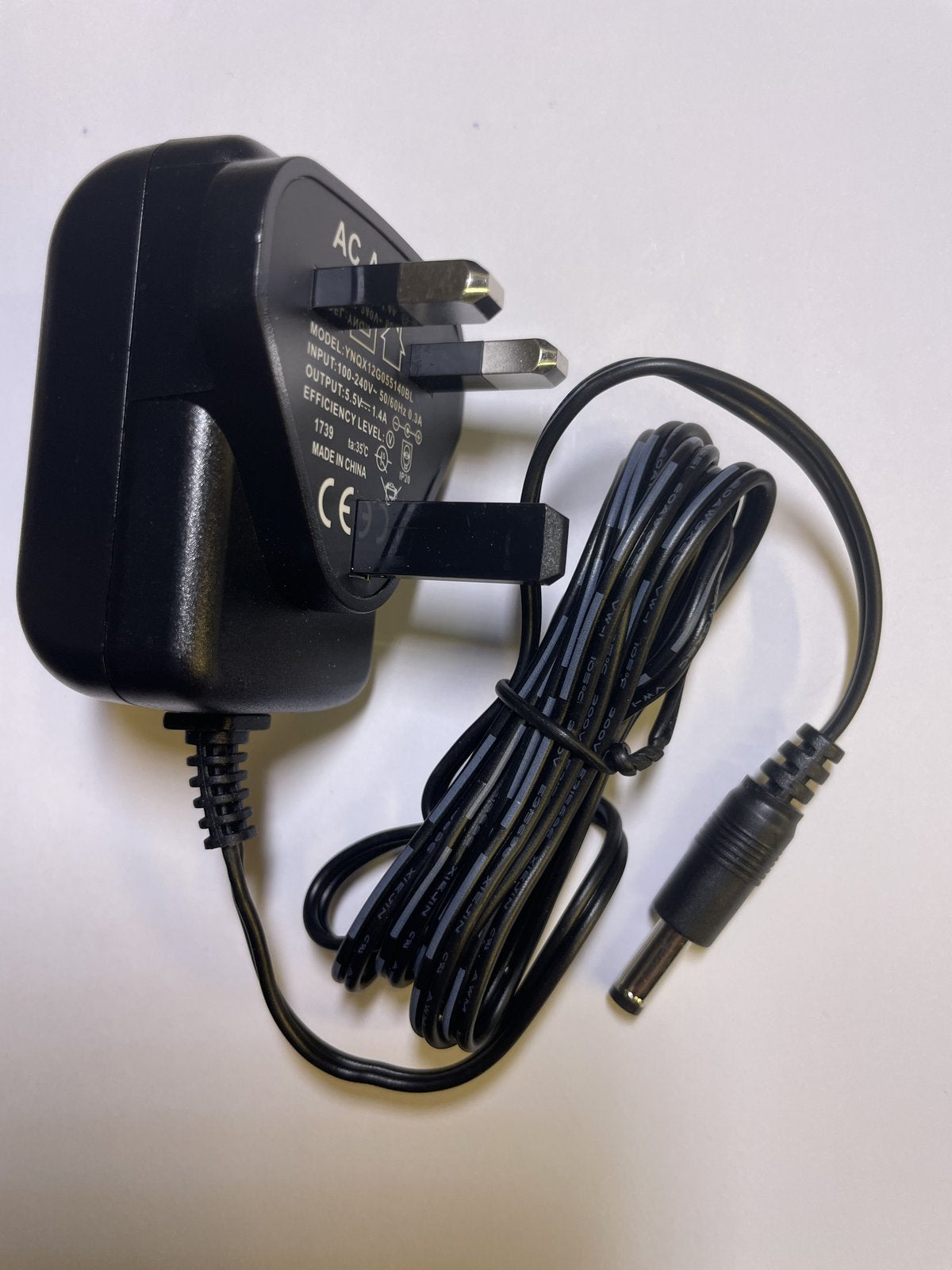 Replacement 5.5V AC-DC Mains Adaptor for Pure 61989 fits Pure Move 400D DAB/FM