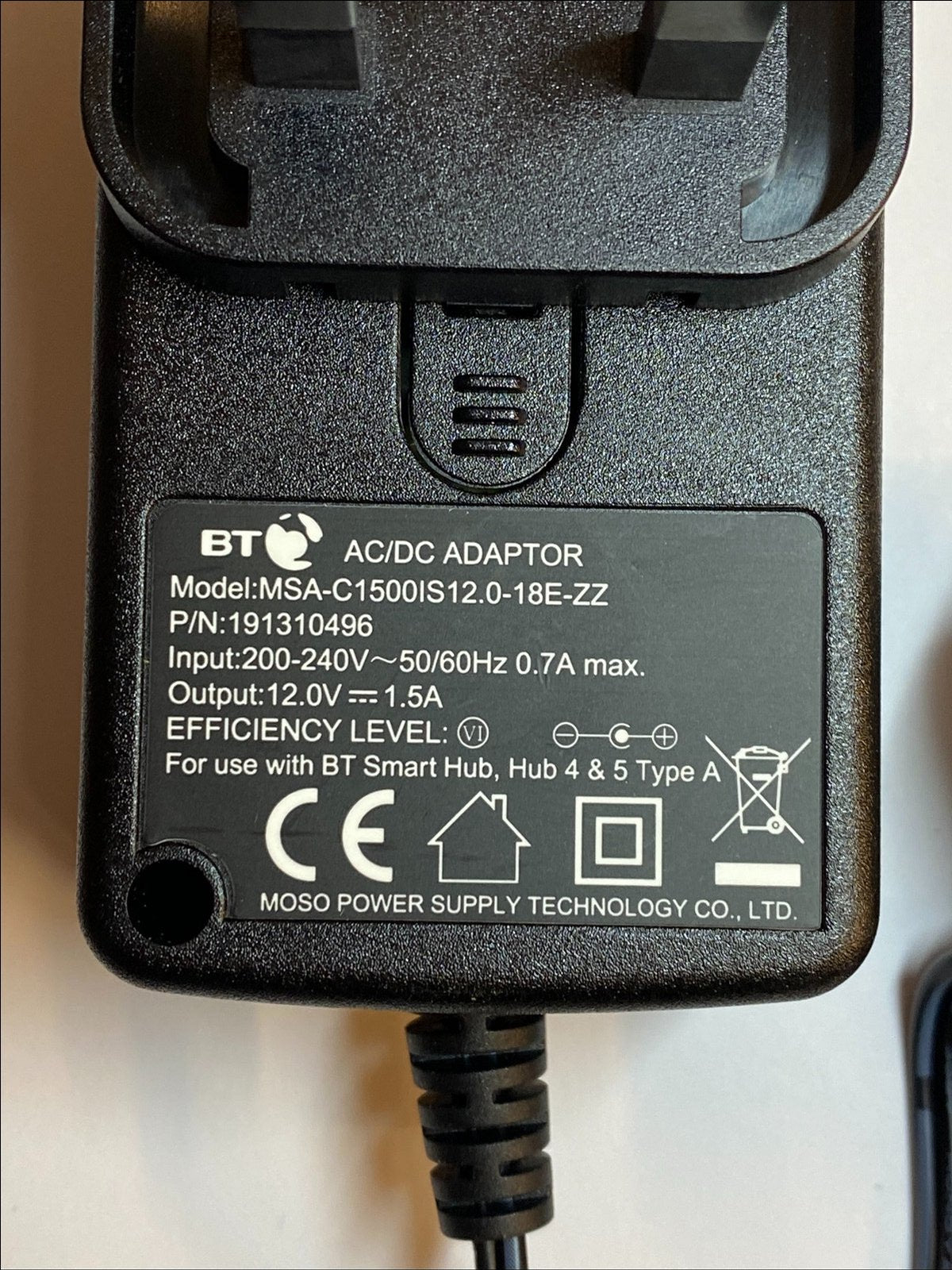 12V 1.5A 1500mA AC-DC Switching Adaptor Power Supply for Roku Ultra Media Player
