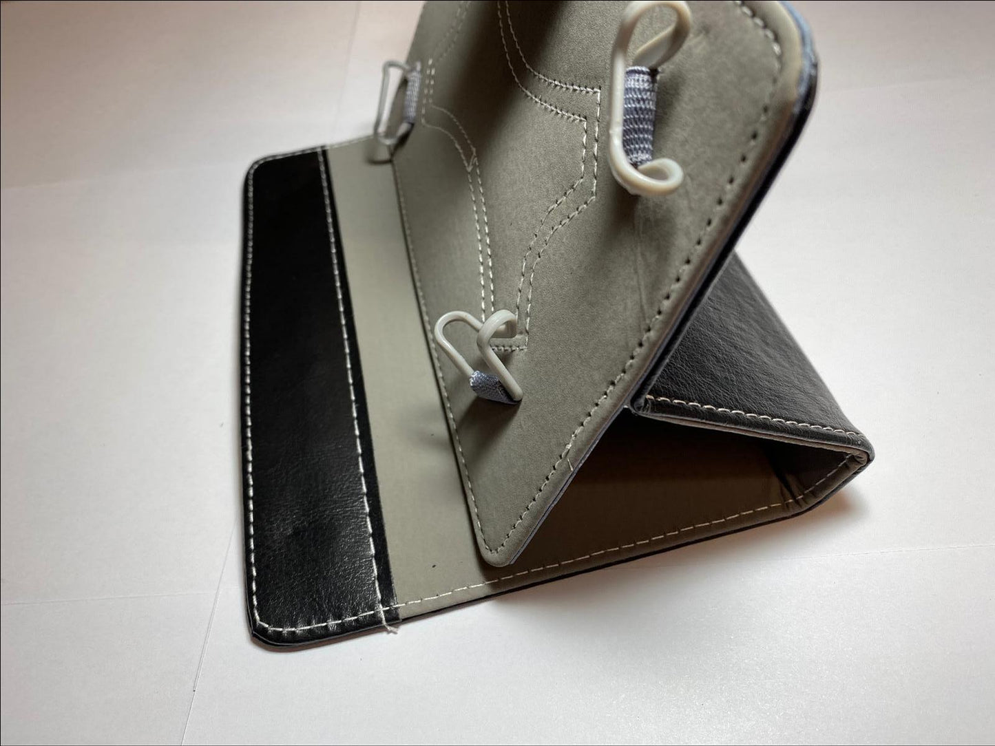 Black Multi Angle Leather Folder Case for MAPAN 201201 M7206 7â TABLET PC