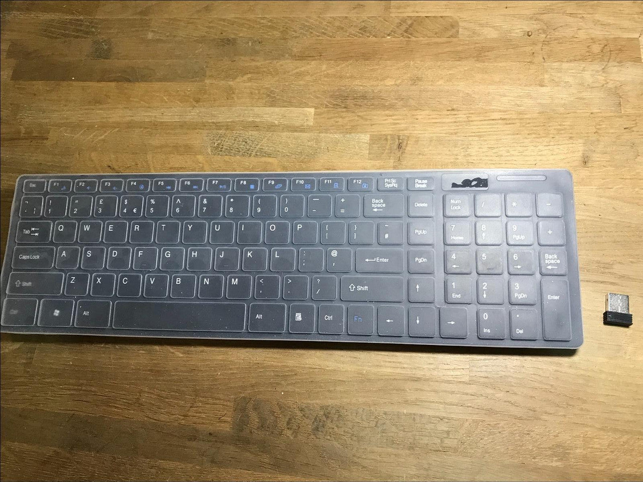 White 2.4Ghz Wireless Keyboard and Mouse Set for Lenovo Ideacentre AIO 300