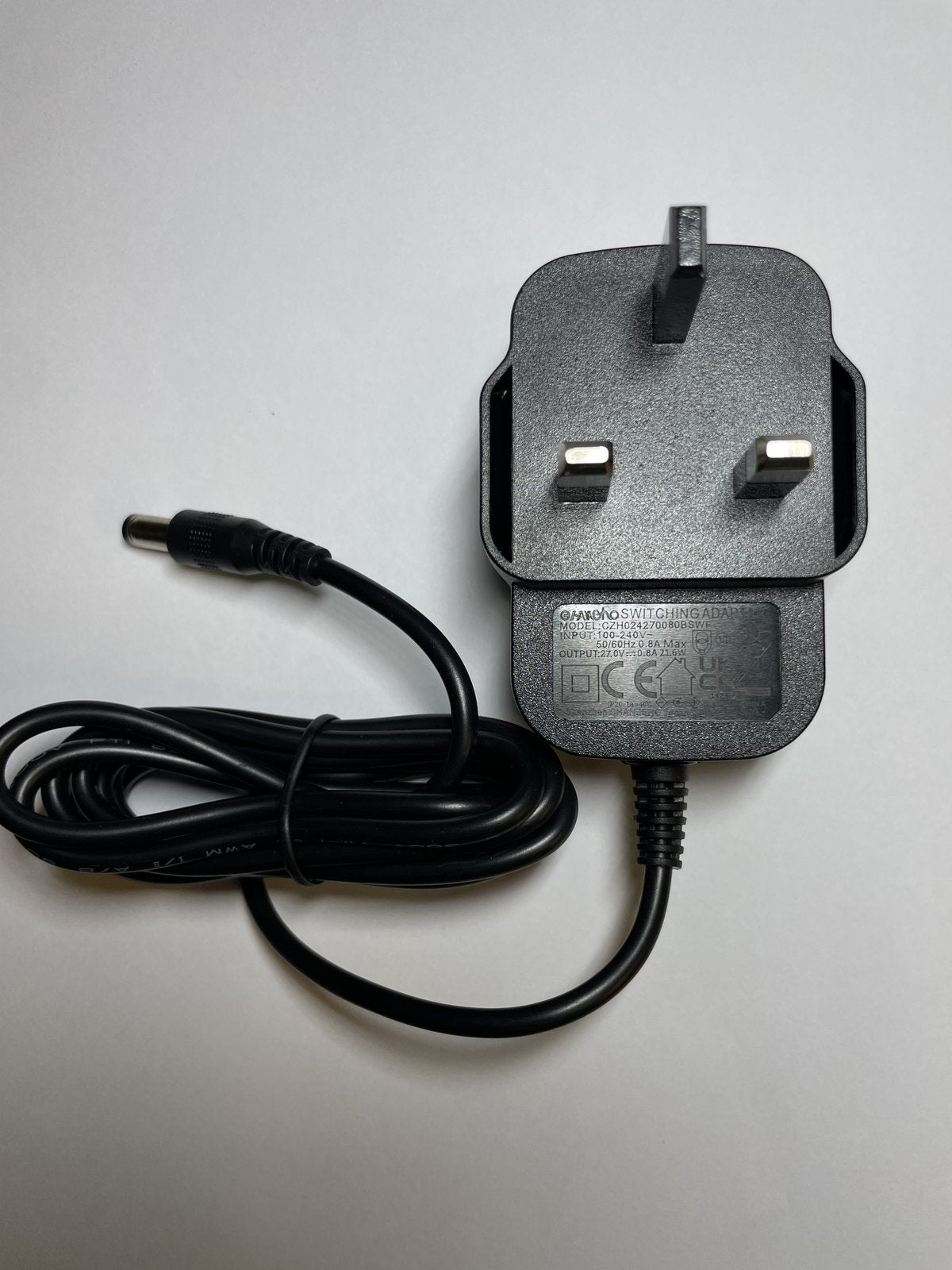Replacement 27V 0.5A 13.5W AC-DC Charger for Beldray Model BEL02152HBGFOB