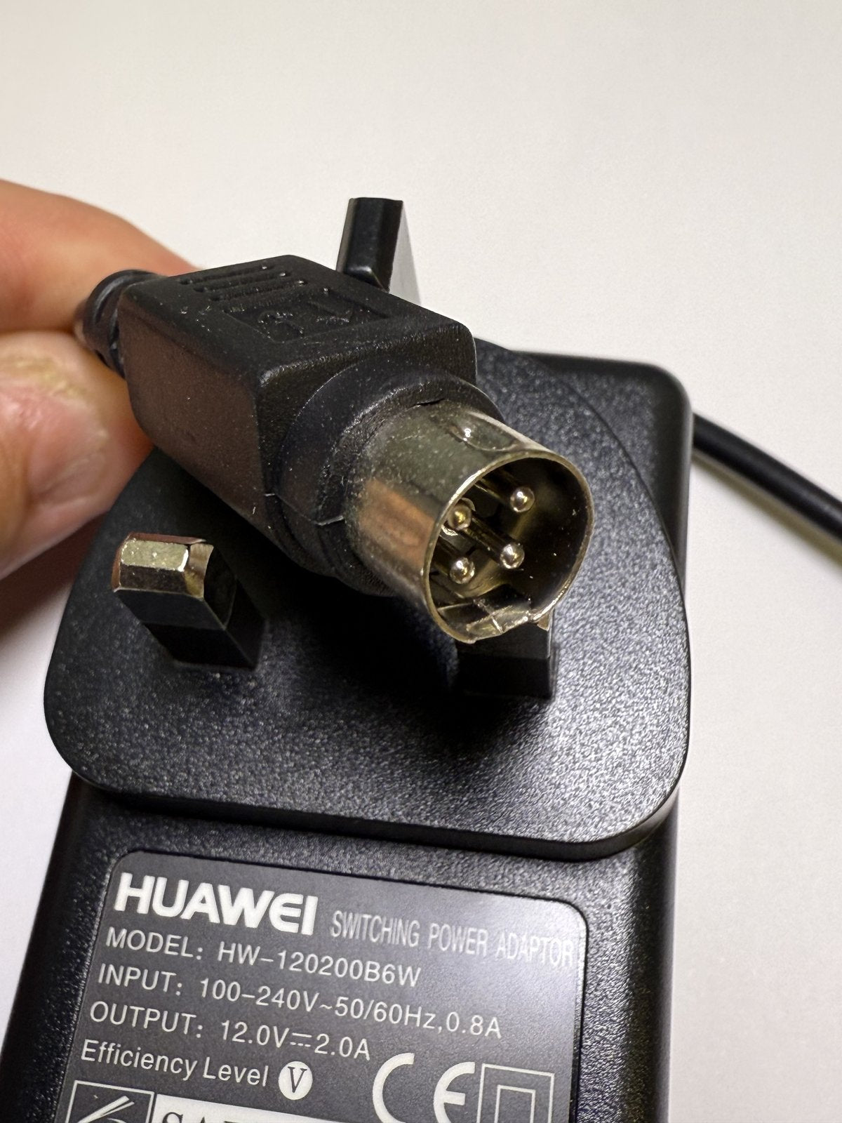 Replacement 12V 2A AC Adaptor Power Supply 4 Pin 1+3 Negative 2+4 Positive Poles