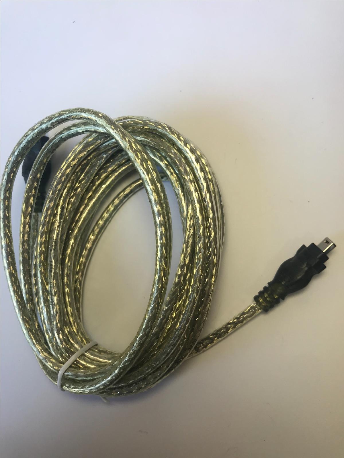 4.5M 14.7' Pro Series Apple Firewire IEEE 1394 4 Pin Cable 400MBits/sec