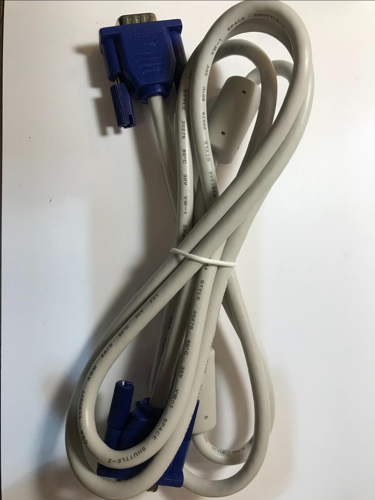 1150009514 089G1738GAB16S Computer Cable Lead DOUBLE ENDED VGA MALE