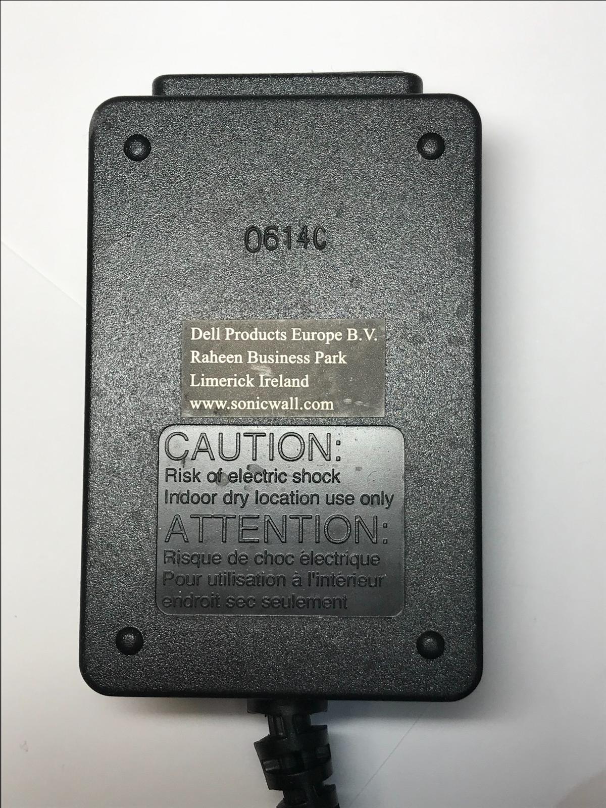 Genuine SINO AMERICAN Switching Adapter SA124C-12V 12V 1.5A 18W 4 Dell SonicWall
