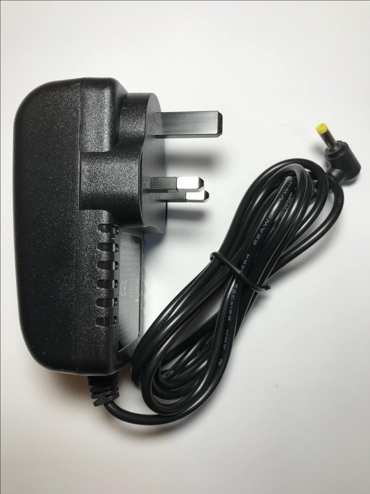 VD TECH Portable DVD Player 9V 2.0A 2A 2000mA AC-DC Switching Adapter