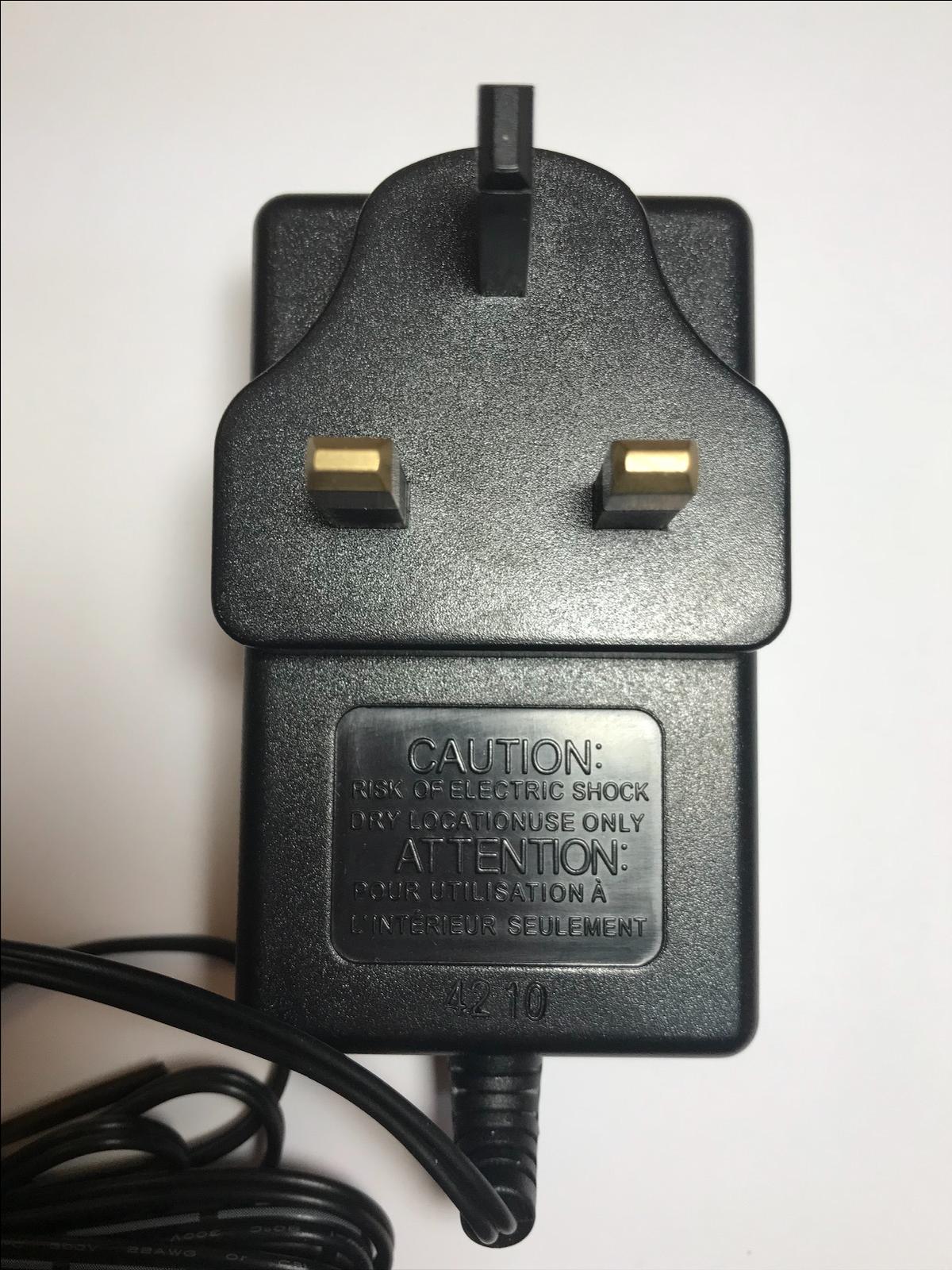 Replacement 24V 500mA AC/DC Adaptor for model no H-G48026DT Negative Polarity