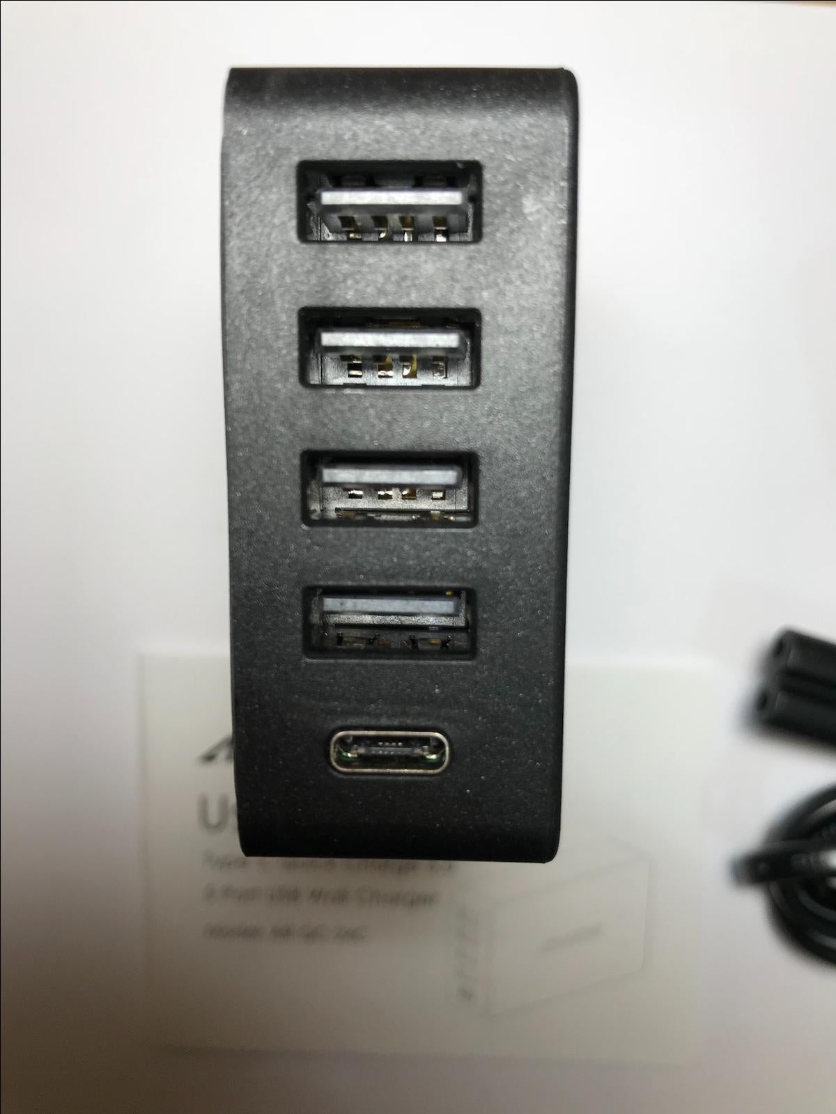 ARCHEER AR-QC-24C Qualcomm 3.0 Quick Charge 4x USB 1x USB-C UK Charger Station