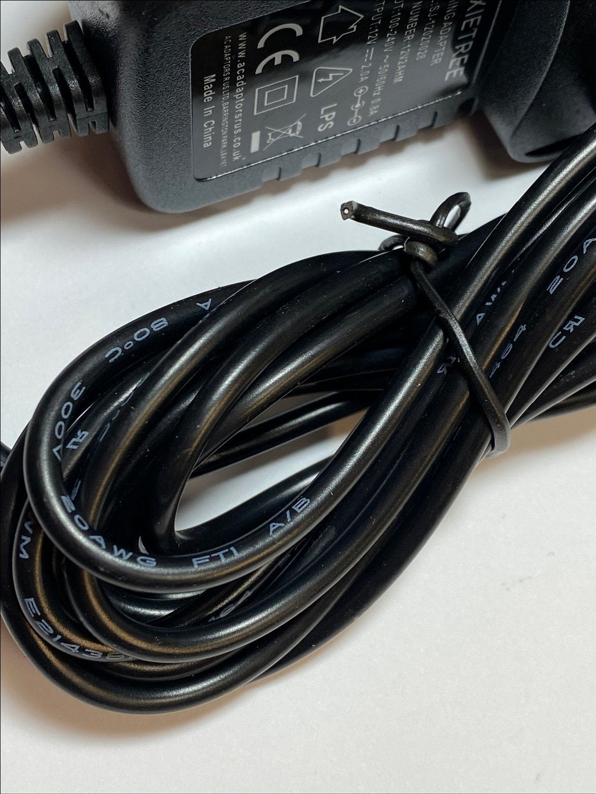 12V Mains AC Adaptor Power Supply 4 Toshiba SDP75U SDP-75U Portable DVD Player