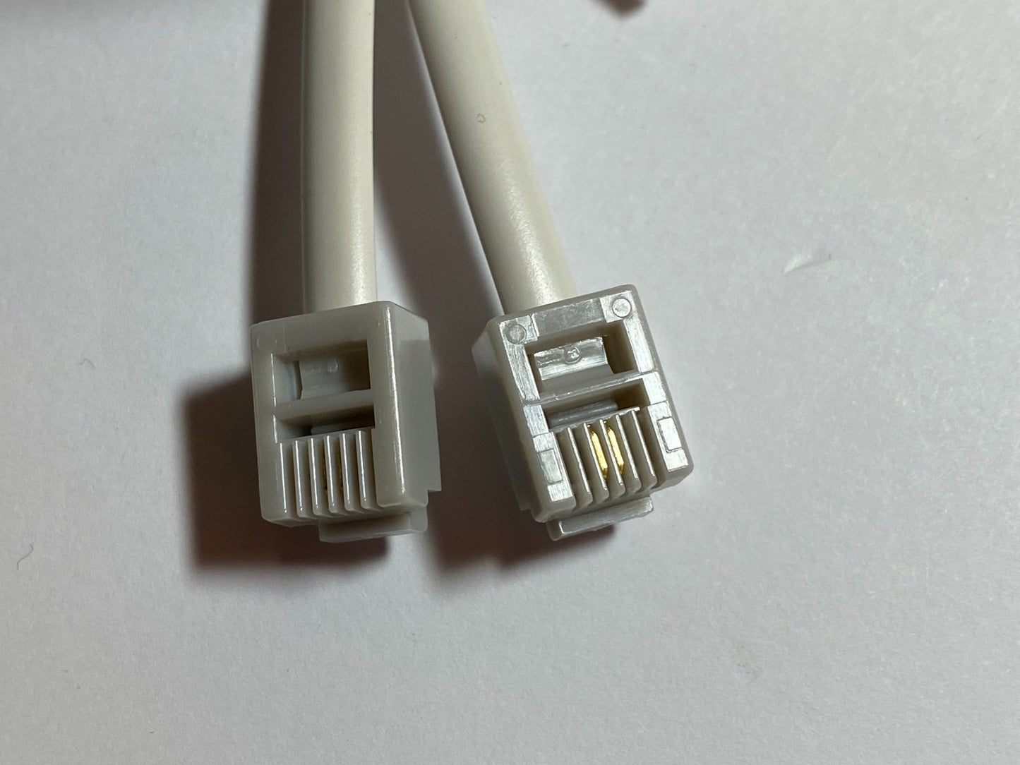 Bulk Joblot of 50 Internet Broadband Router to Micro Filter Cable Lead