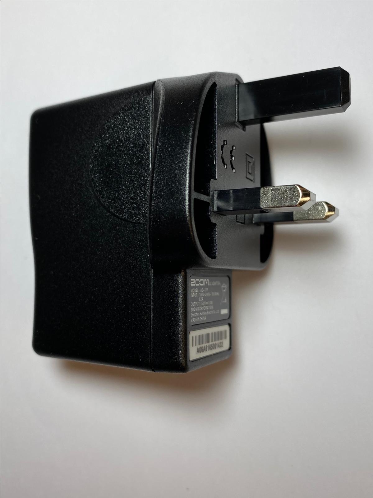 UK 5.0V 1.0A AC ADAPTOR AD-17F Charger for AD-17 Q2n-4K Audio & Video Recorder