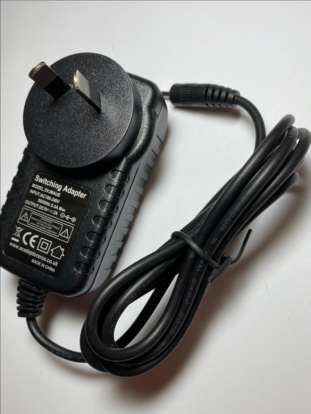 AUS 5V 2A Mains ACSwitching Adaptor Power Supply LA-520 2.5mmx0.8mm 2.5x0.8