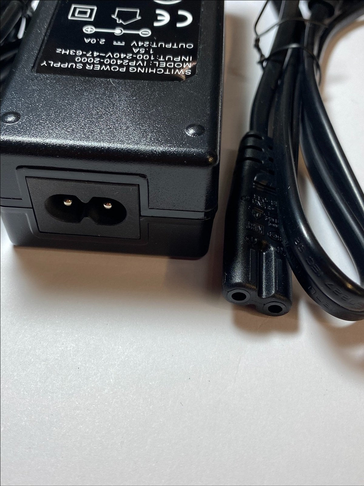 24V 1.75~2A Up to 48Watts AC-DC Switching Adapter for Logitech G25 Racing Wheel